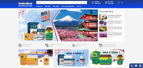 Giới thiệu về KenkoShop.vn - Shop TPBVSK Nhật Bản