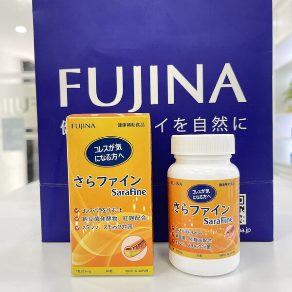 TPBVSK: SARAFINE - Viên uống mỡ máu Nhật Bản chính hãng FUJINA