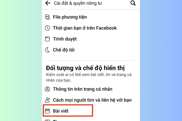 Cách bật chế độ công khai trên Facebook rất dễ dàng