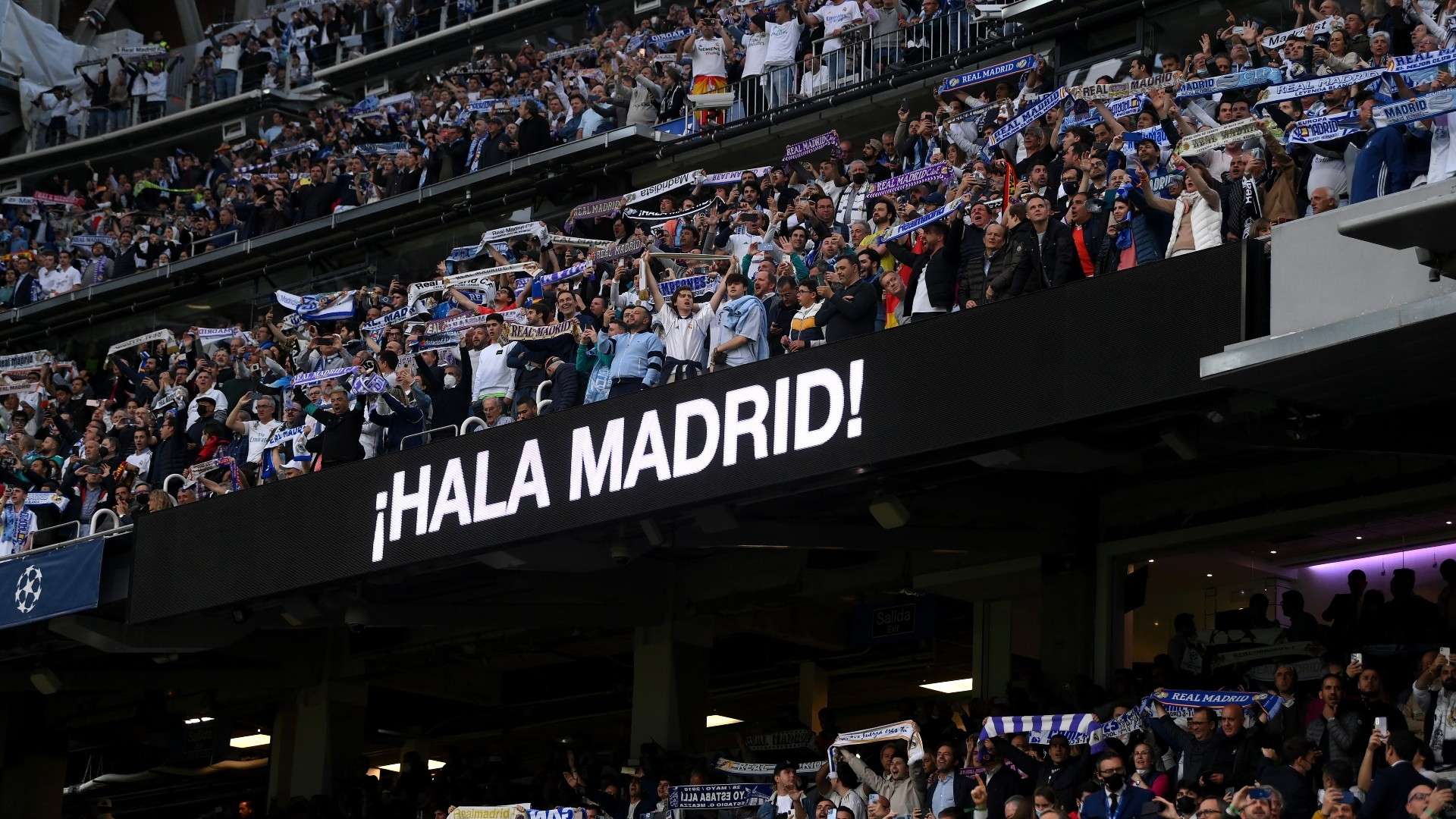Câu khẩu hiệu nổi tiếng "Hala Madrid" của Real Madrid có nghĩa là gì? Lời bài hát "Hala Madrid y nada mas" | Goal.com Việt Nam