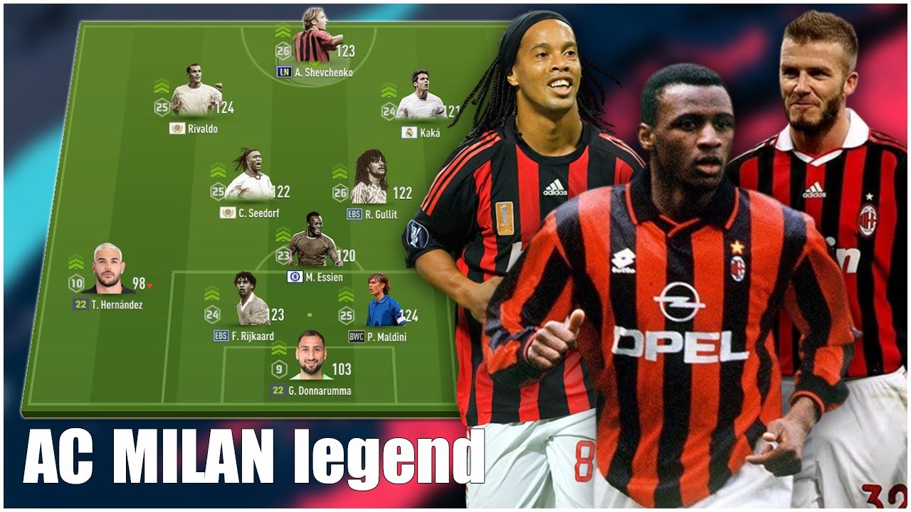 Build & Trải Nghiệm Đội Hình Cây Thông AC MILAN Huyền Thoại 2000 Tỷ Mạnh Nhất Mọi Thời Đại Trong FO4 - YouTube