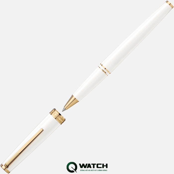 Bút Bi Nước MontBlanc Cao Cấp PIX White Ballpoint Pen 117658